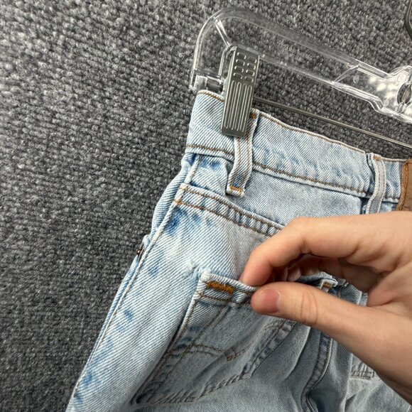 VTG Levi’s 512 Women Light Wash Denim Jeans Slim Fit Tapered Leg USA ACTL 25X28 - Picture 14 of 16